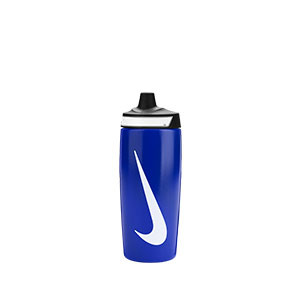 Botellín Nike Refuel Grip 532 ml - Botellín de agua para entrenamiento Nike de 532 ml - azul