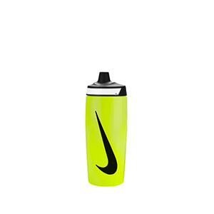 Botellín Nike Refuel Grip 532 ml - Botellín de agua para entrenamiento Nike de 532 ml - amarillo