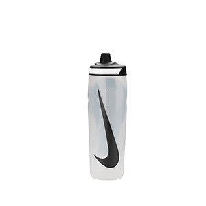 Botellín Nike Refuel Grip 700 ml - Botellín de agua para entrenamiento Nike de 700 ml - blanco