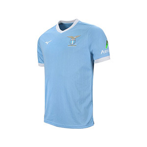 Camiseta Mizuno Lazio Edicion Especial 50 aniversario - Camiseta edición limitada Mizuno de la Lazio 50 aniversario - azul