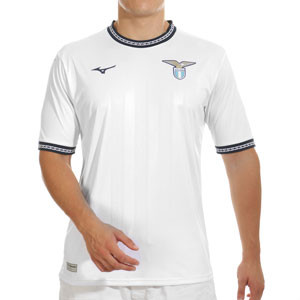 Camiseta Mizuno 3a SS Lazio 2023 2024 - Camiseta tercera equipación Mizuno de la SS Lazio 2023 2024 - blanca