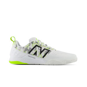 New Balance Audazo v6 Pro IN - Zapatillas de fútbol sala New Balance suela lisa IN - blancas
