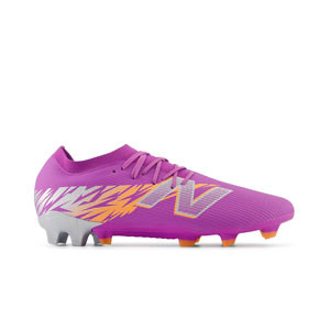 New Balance Furon V8 Team FG - Botas de fútbol New Balance FG para césped natural o artificial de última generación - lilas