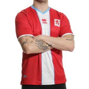 Camiseta Errea Luxemburgo 2022 2023 - Camiseta primera equipación Errea de la selección de Luxemburgo 2022 2023 - roja