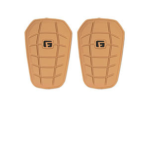 G-Form Pro-S Blade - Espinilleras de fútbol G-Form con mallas de sujeción - doradas