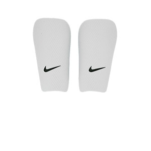 Nike Guard  - Espinilleras de fútbol infantiles Nike con cintas de velcro - blancas - frontall