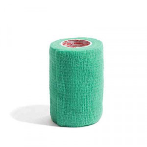 Venda adhesiva Prowrap Premier Sock 7,5cm x 4,5m - Venda elástica adhesiva para sujeción de espinilleras Premier Sock (7,5 cm x 4,5 m) - verde