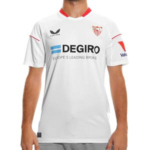 Camiseta Castore Sevilla 2022 2023 - Camiseta primera equipación Castore del Sevilla FC 2022 2023 - blanca