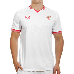 Camiseta Castore Sevilla 2023 2024 - Camiseta primera equipación Castore del Sevilla FC 2023 2024 - blanca