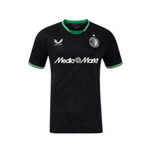 Camiseta Castore 2a Feyenoord 2024 2025 - Camiseta de la segunda equipación Castore del Feyenoord 2024 2025 - negra