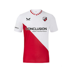 Camiseta Castore Utrecht 2024 2025 - Camiseta de la primera equipación Castore del Utrecht 2024 2025 - blanca, roja