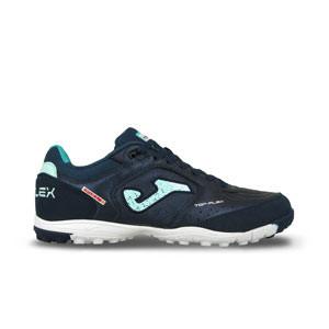 Joma Top Flex TF - Zapatillas de fútbol multitaco de piel Joma TF suela turf - azules