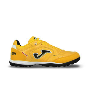 Joma Top Flex TF - Zapatillas de fútbol multitaco de piel Joma TF suela turf - amarillas