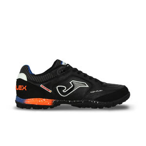 Joma Top Flex TF - Zapatillas de fútbol multitaco de piel Joma TF suela turf - negras