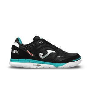 Joma Top Flex Rebound IN - Zapatillas de fútbol sala de piel Joma suela lisa IN - negras
