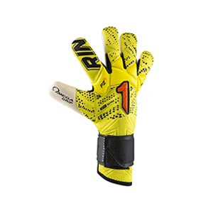 Rinat Xtreme Guard Dominius Alpha - Guantes de portero Rinat corte Negative Roll - amarillos
