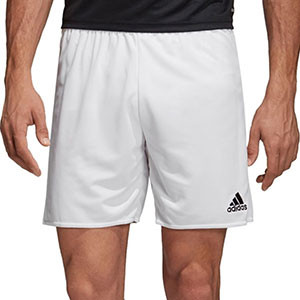 Short adidas Parma 16 - Pantalón corto de poliéster adidas - blanco - frontal
