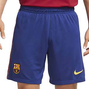 Short Nike Barcelona Stadium 2020 2021 - Pantalón corto Nike primera equipación FC Barcelona 2020 2021 - azul - frontal
