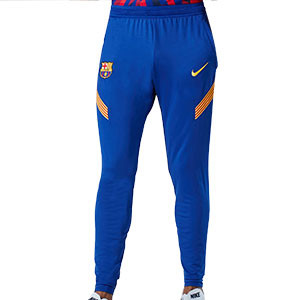 Pantalón Nike Barcelona entreno 2020 2021 Strike - Pantalón largo de entrenamiento Nike del FC Barcelona 2020 2021 - azul - frontal