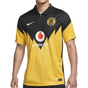 Camiseta Nike Kaizer Chiefs 2020 2021 Stadium - Camiseta Nike primera equipación Kaizer Chiefs FC 2020 2021 - amarilla y negra - frontal