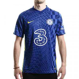 Camiseta Nike Chelsea 2021 2022 Dri-Fit Stadium - Camiseta primera equipación Nike Chelsea FC 2021 2022 - azul - miniatura frontal