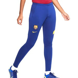 Pantalón Nike Barcelona entreno mujer Academy Pro 20 21 - Pantalón largo de mujer oficial de entrenamiento FC Barcelona 2020 2021 - azul - miniatura