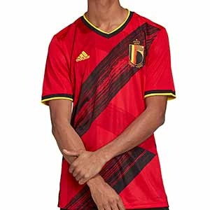 Camiseta adidas Bélgica 2020 2021 - Camiseta primera equipación selección belga 2020 2021 - roja - frontal
