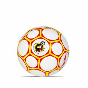 Balón Joma Comité Nacional Fútbol Sala España 62 cm - Balón de fútbol sala Joma del CNFS de España 2020 2021 - blanco y rojo - frontal