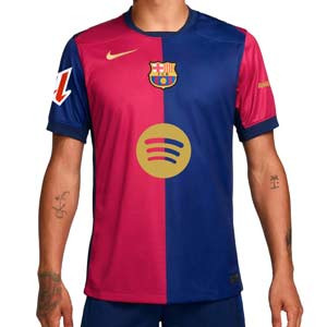Camiseta Nike Barcelona Stadium 24 25 DF Liga - Camiseta de la primera equipación Nike del FC Barcelona para la Liga 2024 2025 - azulgrana - miniatura