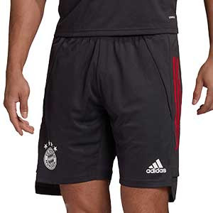 Short adidas Bayern entreno 2020 2021 - Pantalón corto de entrenamiento adidas del Bayern de Munich 2020 2021 - negro - frontal