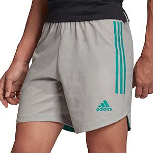 Short adidas Condivo 20 - Pantalón corto de entrenamiento de fútbol adidas - gris - frontal