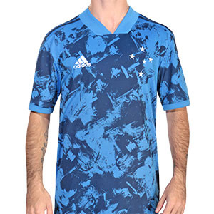 Camiseta adidas 3a Cruzeiro 2020 2021 - Camiseta tercera equipación adidas Cruzeiro Esporte Clube 2020 2021 - azul - frontal