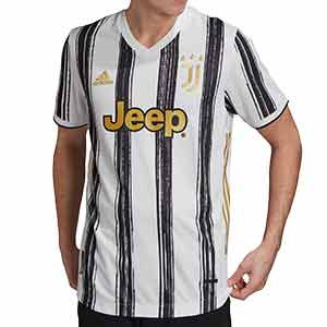 Camiseta adidas Juventus 2020 2021 authentic - Camiseta adidas authentic primera equipación Juventus 2020 2021 - blanca y negra - frontal