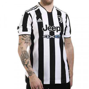 Camiseta adidas Juventus 2021 2022 authentic - Camiseta adidas authentic primera equipación Juventus 2021 2022 - blanca y negra - miniatura frontal