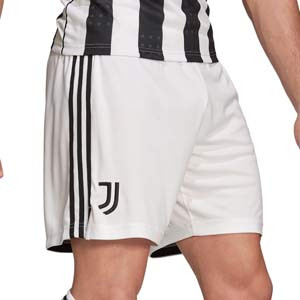 Short adidas Juventus 2021 2022 - Pantalón corto adidas primera equipación Juventus 2021 2022 - blanco - frontal