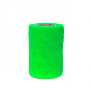 Venda adhesiva Prowrap Premier Sock 7,5cm x 4,5m - Venda elástica adhesiva para sujeción de espinilleras Premier Sock (7,5 cm x 4,5 m) - verde - frontal