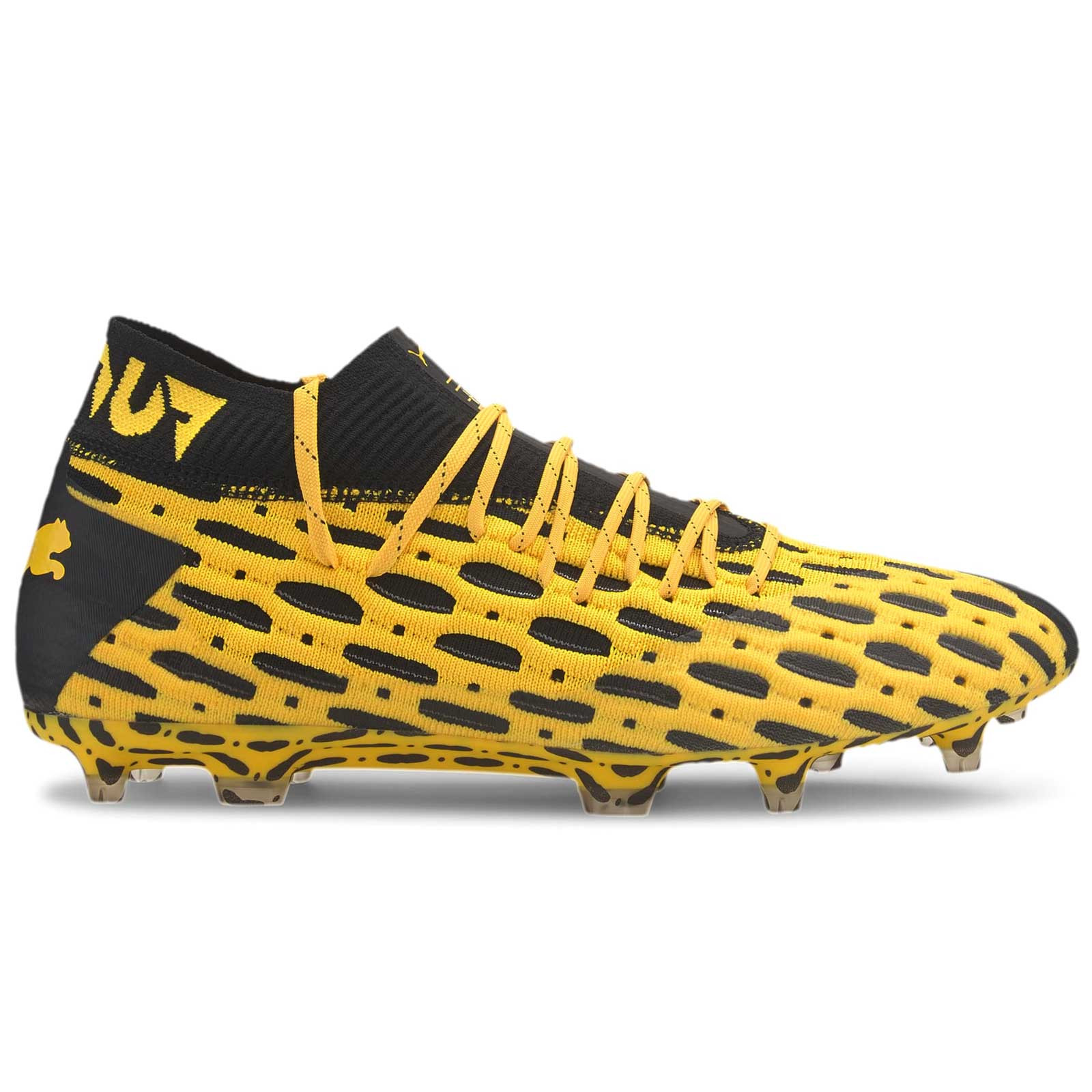 Puma Future 5.1 FG/AG amarillas y negras | futbolmania