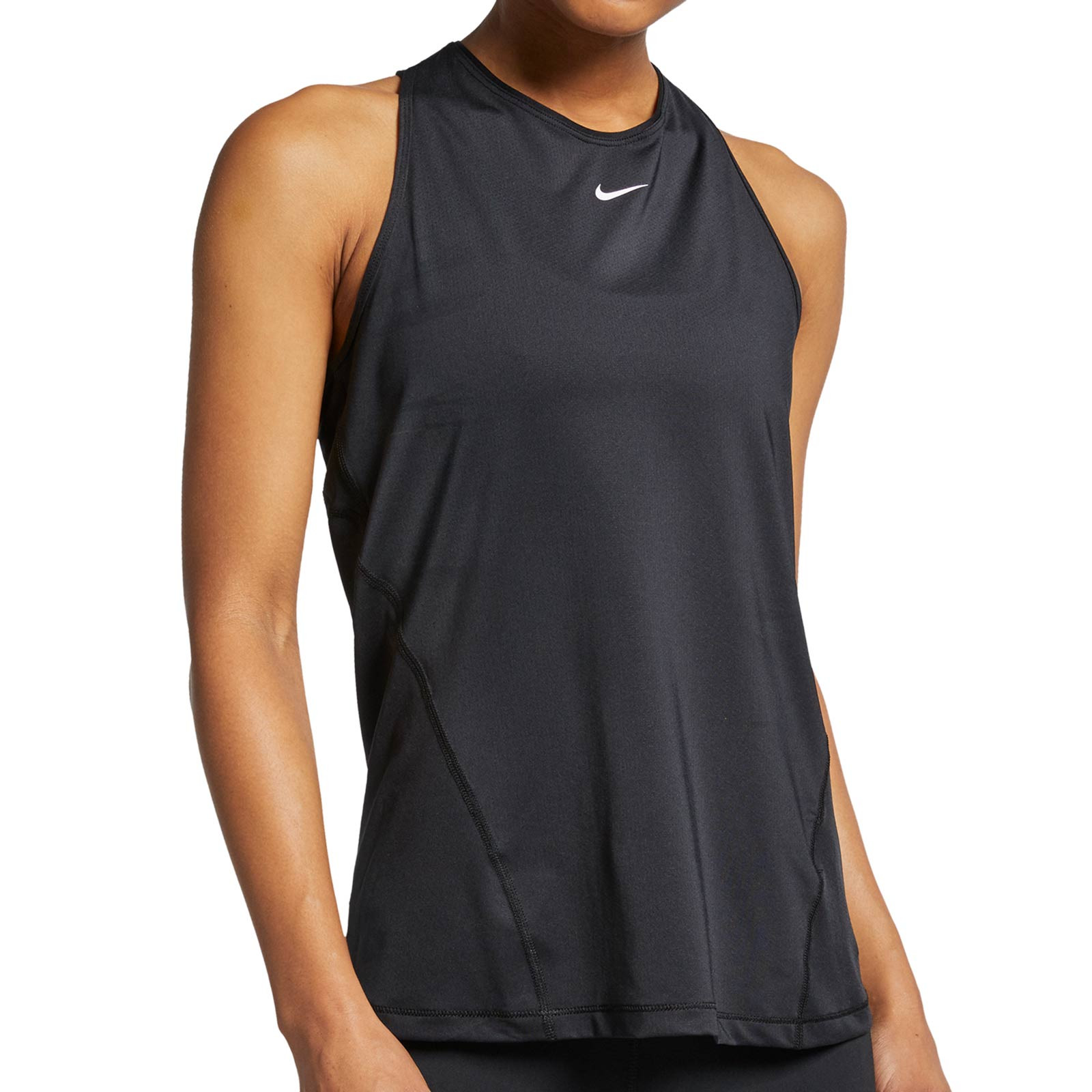 Camiseta de tirantes mujer Nike Pro negra | futbolmania