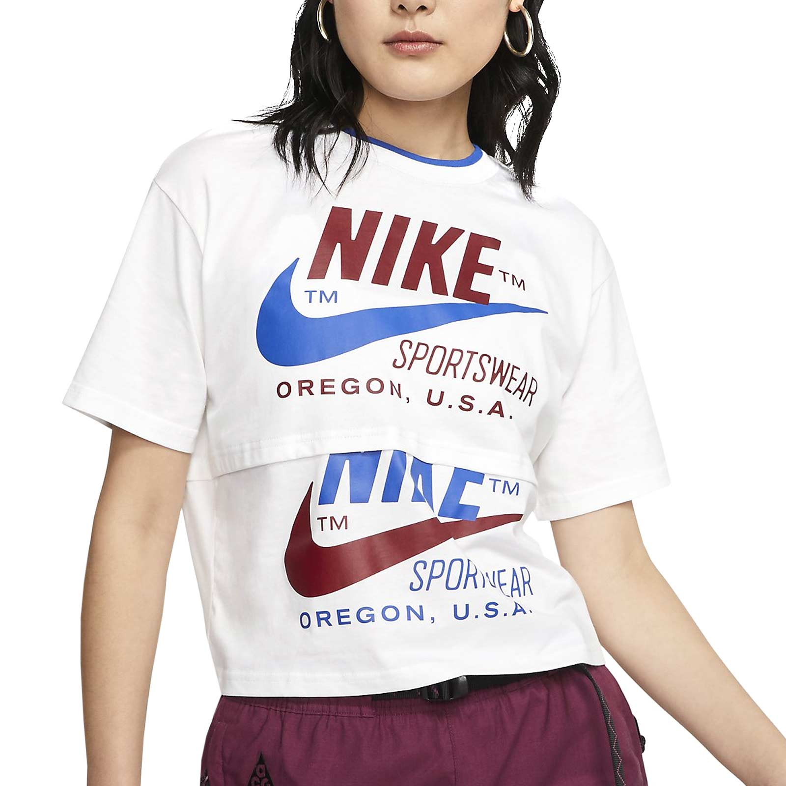 Camiseta Nike mujer Icon Clash blanca | futbolmania