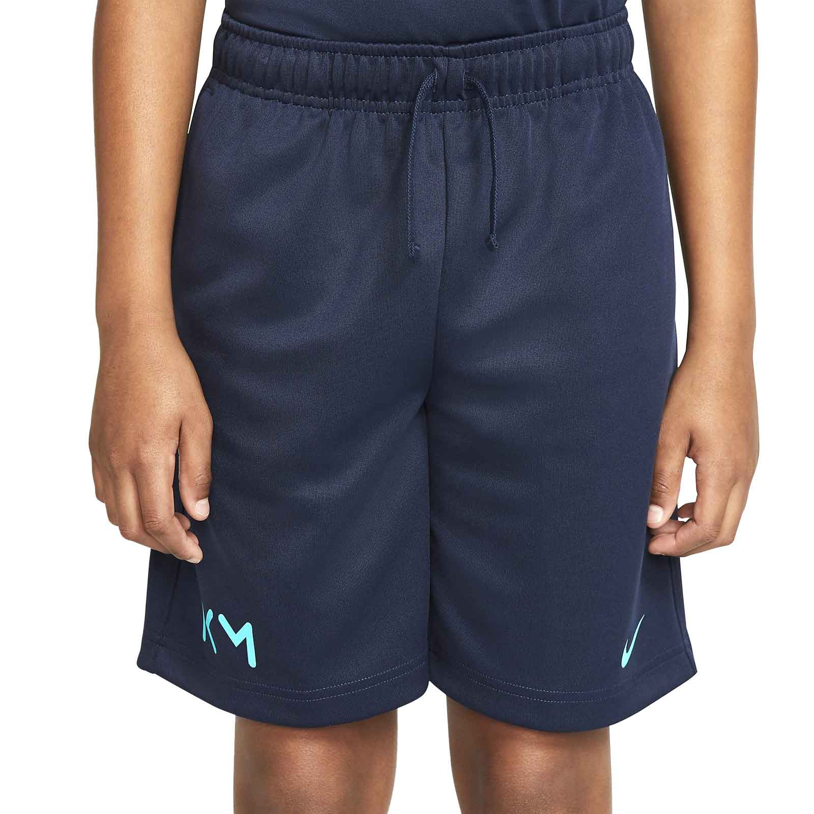 Short Nike niño Kylian Mbappé azul marino |futbolmaniaKids