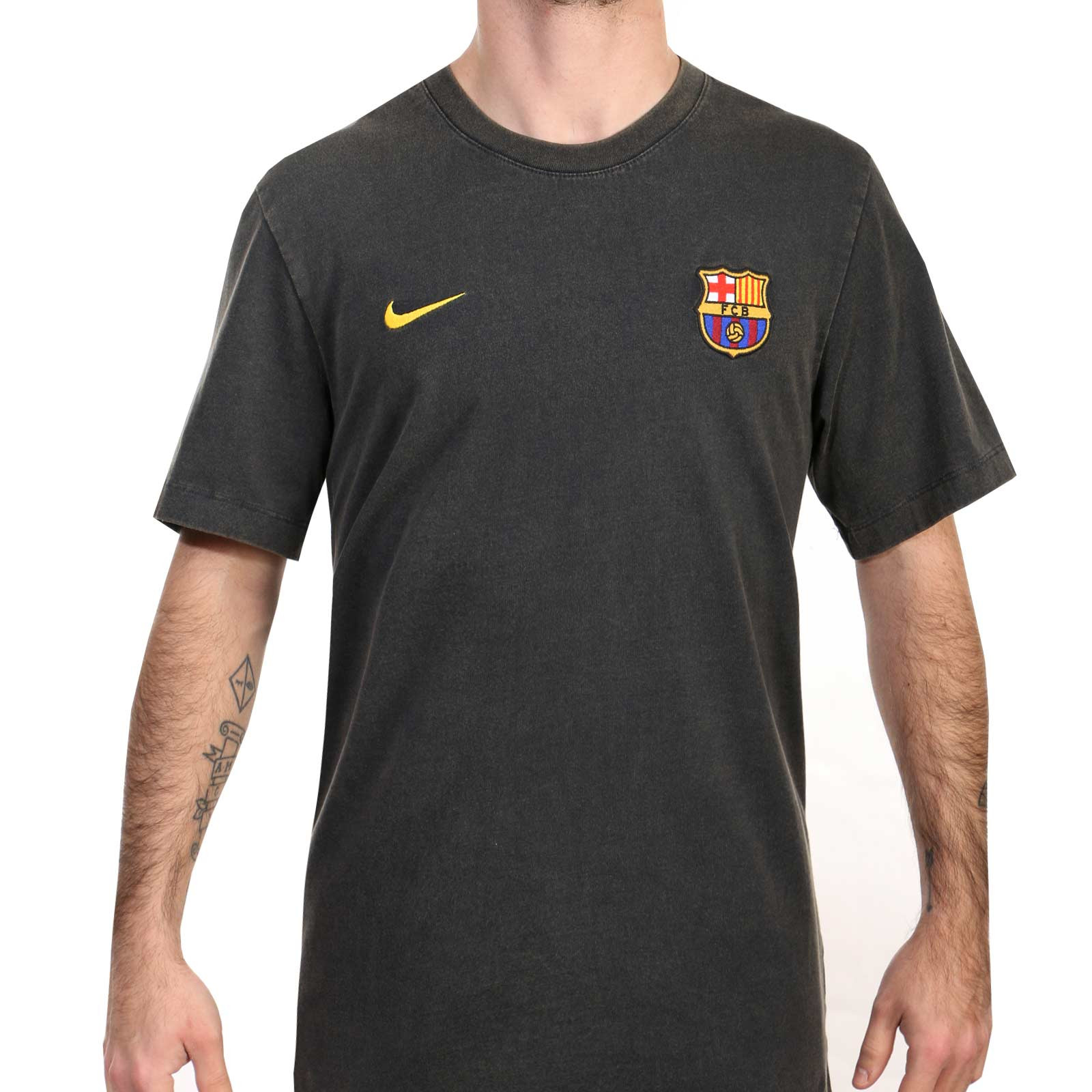 Camiseta algodón Nike Barcelona Retro gris - futbolmania