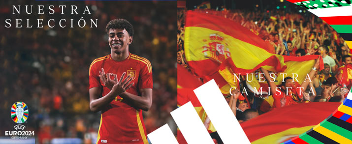 Camiseta fútbol selección España infantil para Eurocopa 2024