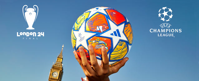 Nuevo balón oficial adidas niño Final London 2024 Champions League