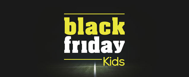 Miles de productos fútbol ofertados para niño por campaña de Black Friday.