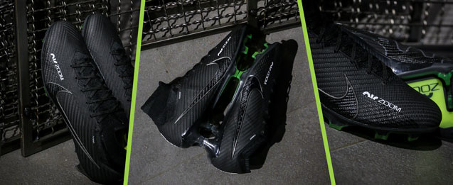 botas de fútbol Nike mercurial de la colección Shadow Pack color negro