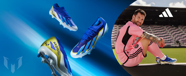 nuevas botas de fútbol adidas Messi X colección Spark Genius