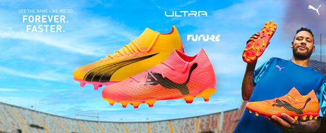 Botas de fútbol Puma Future y Ultra colección Forever Faster Pack