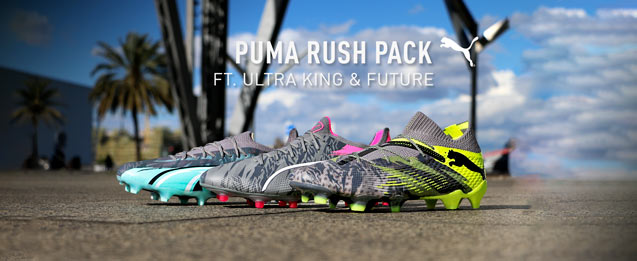 Las nuevas botas de Puma Future, Ultra y King colección Rush Pack