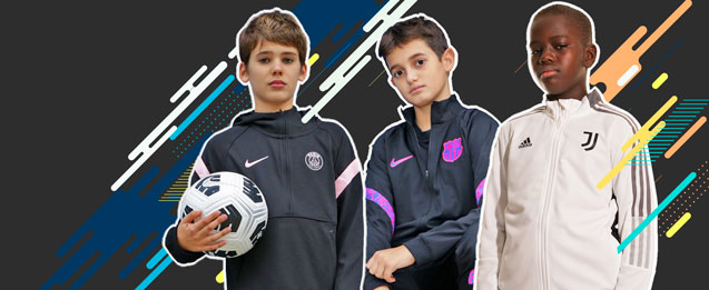 Chándales de fútbol marca Nike para niños temporada 2021 2022
