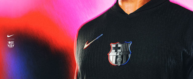 camiseta FC Barcelona de la segunda equipación temporada 2024 2025.